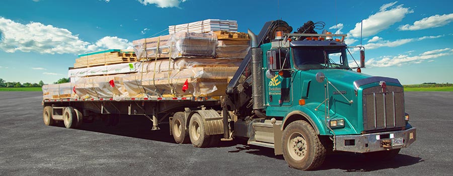 Delivery of wooden structures, safe transportation of parts, very low price - Laval, Montréal